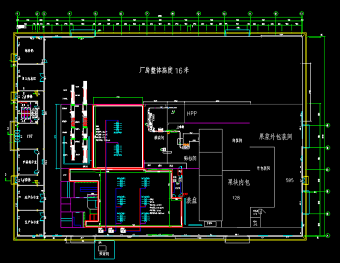大型奶茶冷庫設(shè)計工程（施工圖）